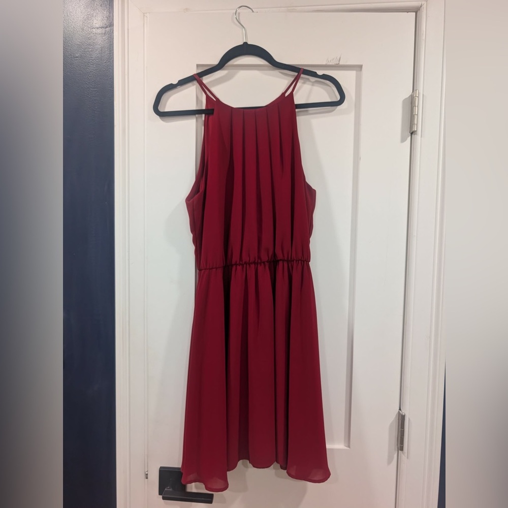 LUSH burgundy dress